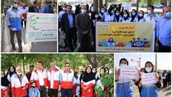 برگزاری پویش سلامتی را قدم بزن در شهرستان گرمسار